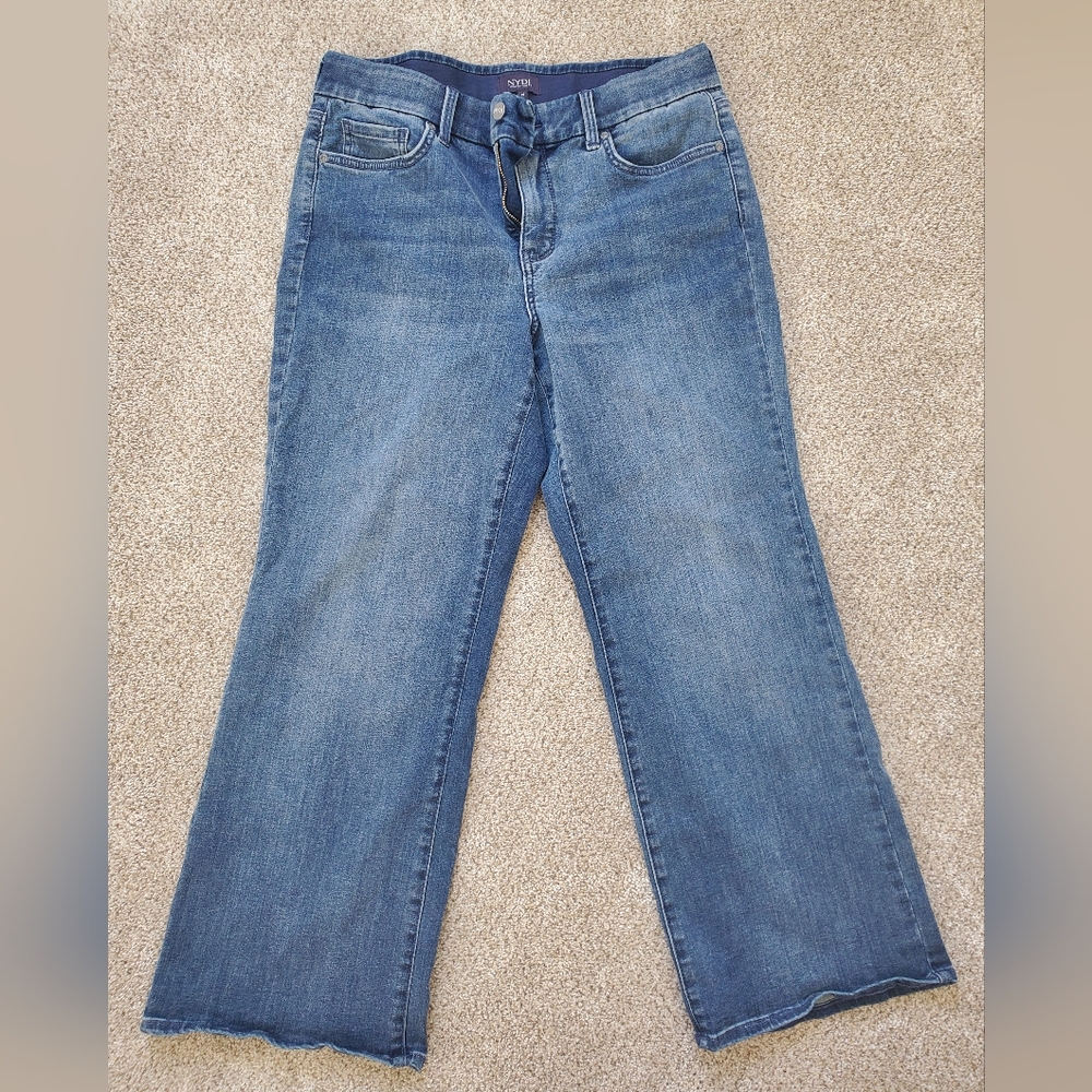 NYDJ relaxed fit wide leg jean